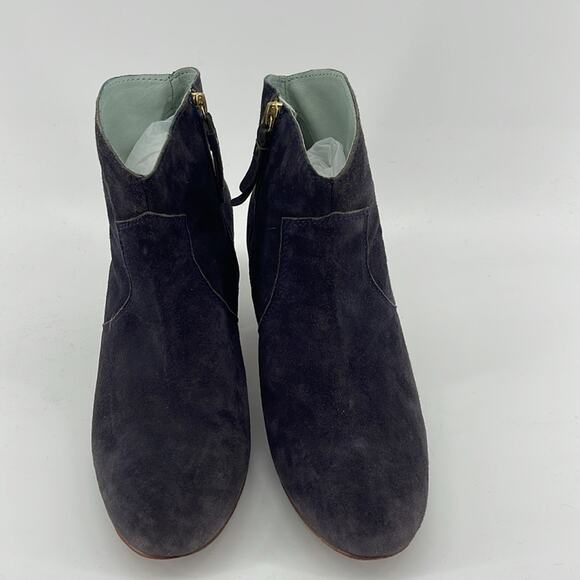 Boden Allendale microsuede side zip boho block heel ankle boots sz 41 - Picture 2 of 6